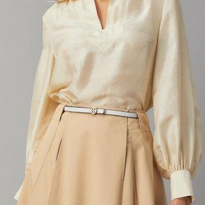 Tory Burch White Belt